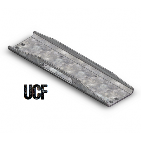 UCF Carbon Steel Winch Plate for Jeep CJ