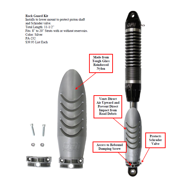 ORI Rock Guard for Piston Shaft