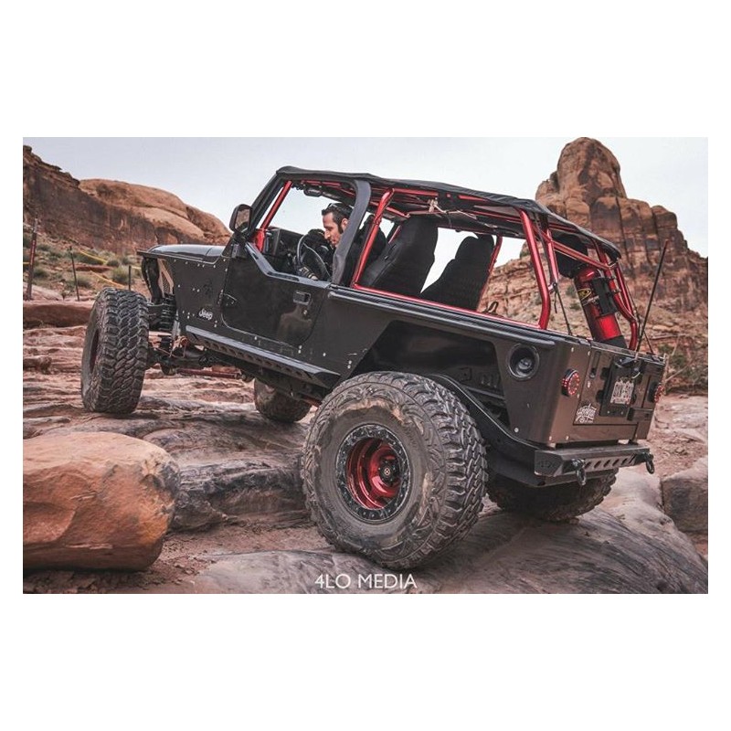 UCF LJ Full Roll Cage For Jeep Wrangler Unlimited Cage Opt A No Dash relentless-hybrid-front-bumper-03-09-gx470-lexus-gx470-toyota-land