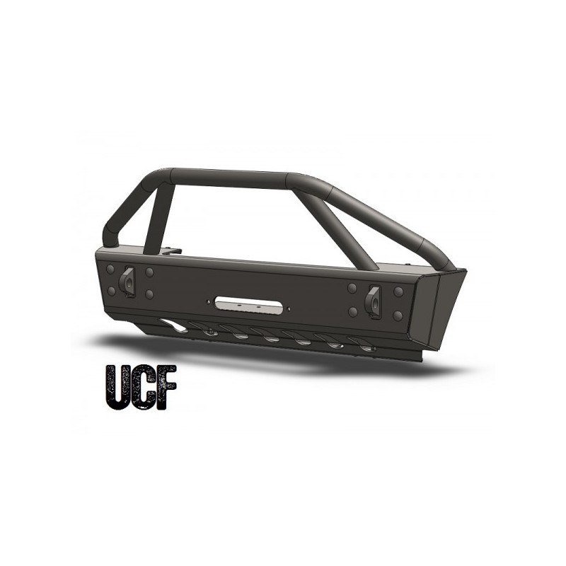 UCF Stubby Aluminum Front Bumper for Jeep Wrangler JK, JL & JT