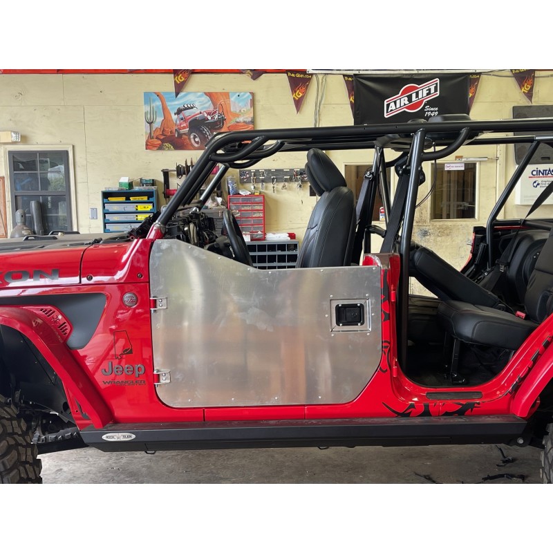 UCF Jeep JL, JLU & JT Aluminum Trail Doors (Front/2-Door)