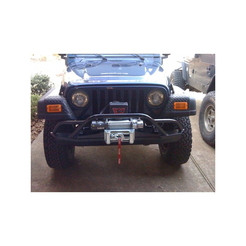 UCF Carbon Steel Winch Plate for Jeep TJ
