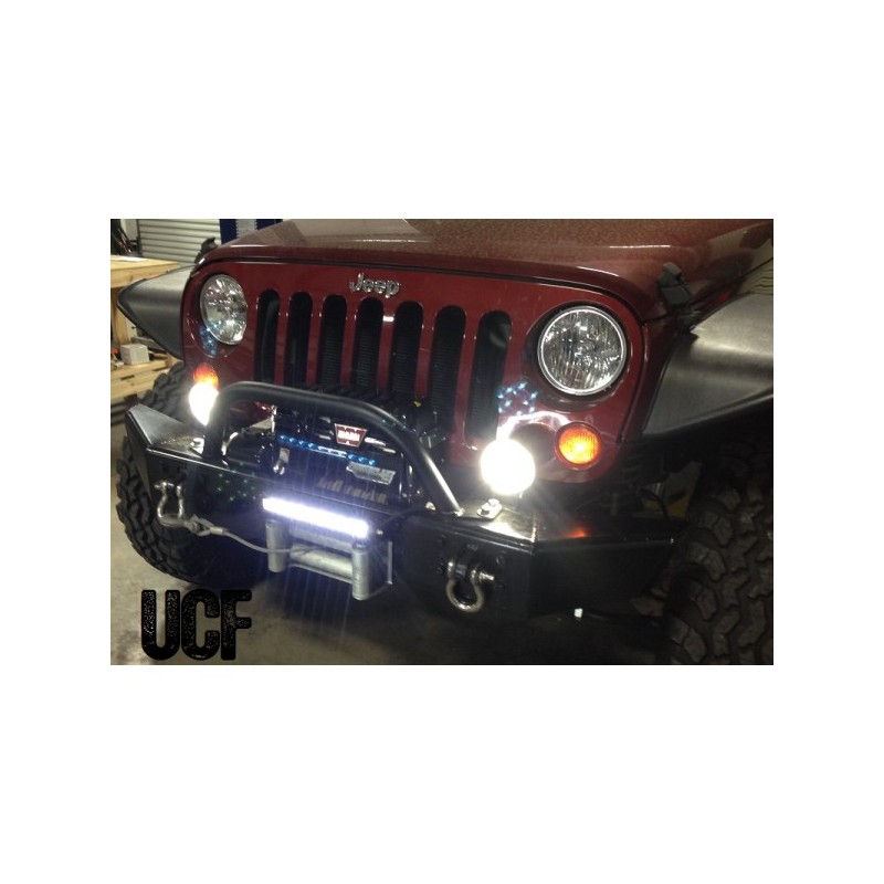 UCF Single Row LED Light Bar Mount for Winch Fairleads